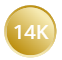 14K Yellow Gold