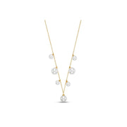 14K Yellow Gold Freshwater Pearl Drop Necklace