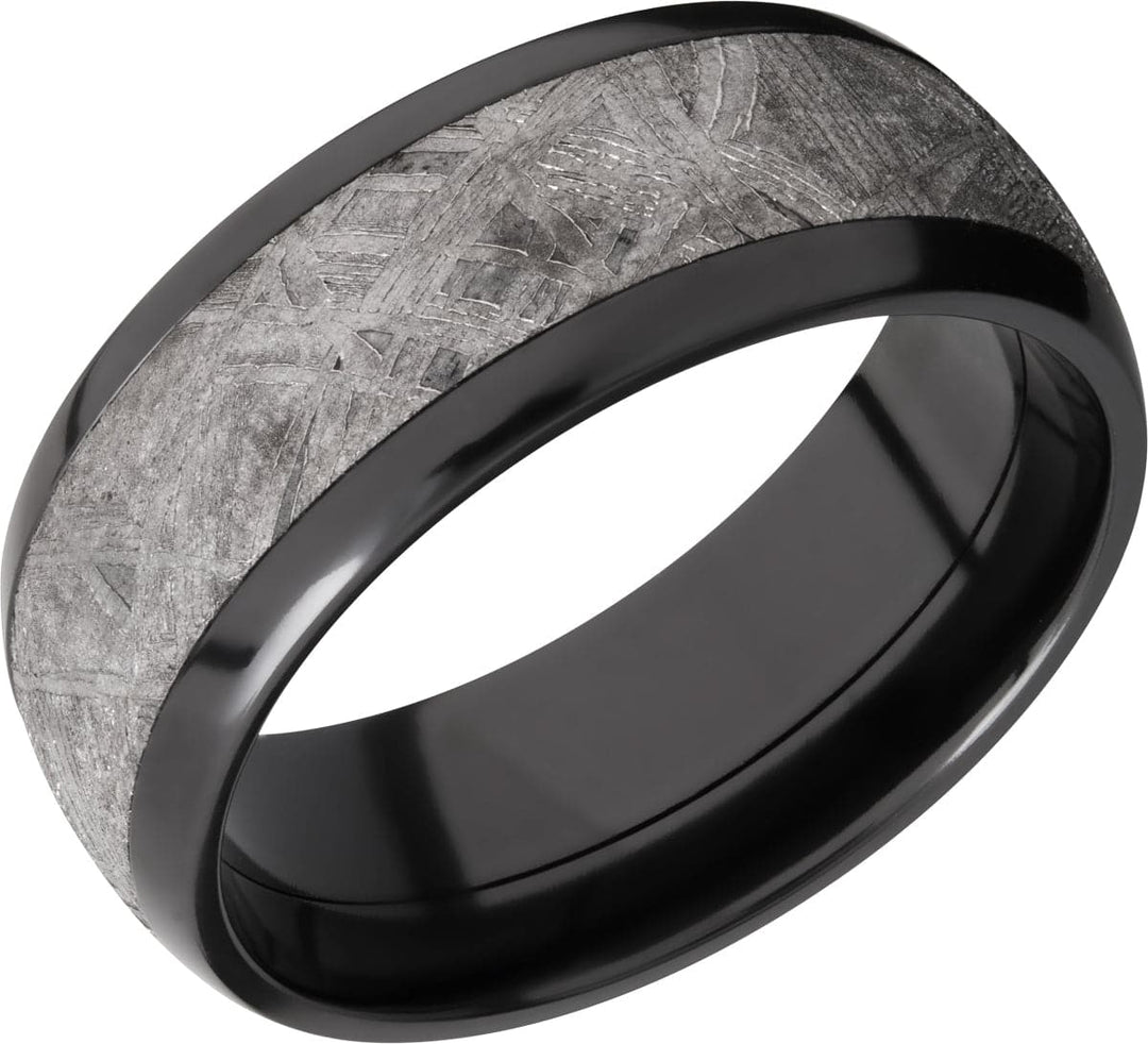 Lashbrook Zirconium Meteorite Wedding Band